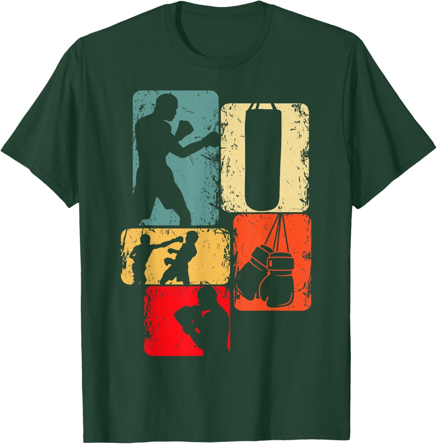 Boxer Boxing Boys' Children's T-Shirt - T-Shirt | Forest