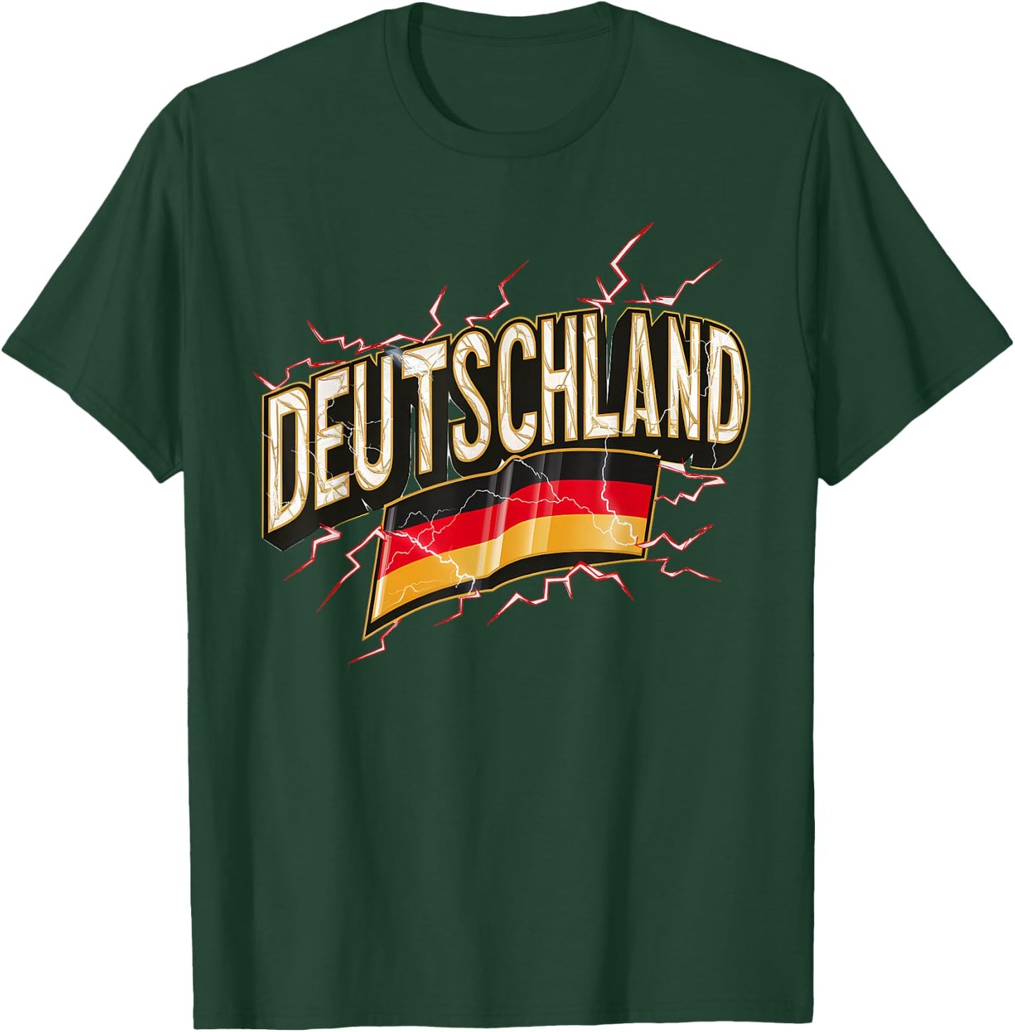 Germany Gift Souvenir German GER Almanya Alemania , black T-Shirt - T-Shirt | Forest
