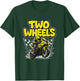 2 Roues Jaune Fluo Noir Moto Graffiti Art T-Shirt - T-Shirt | Forest
