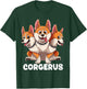 Corgerus Three Headed Corgi Dog Funny Greek Mythology Women Kids T-Shirt - T-Shirt | Forest