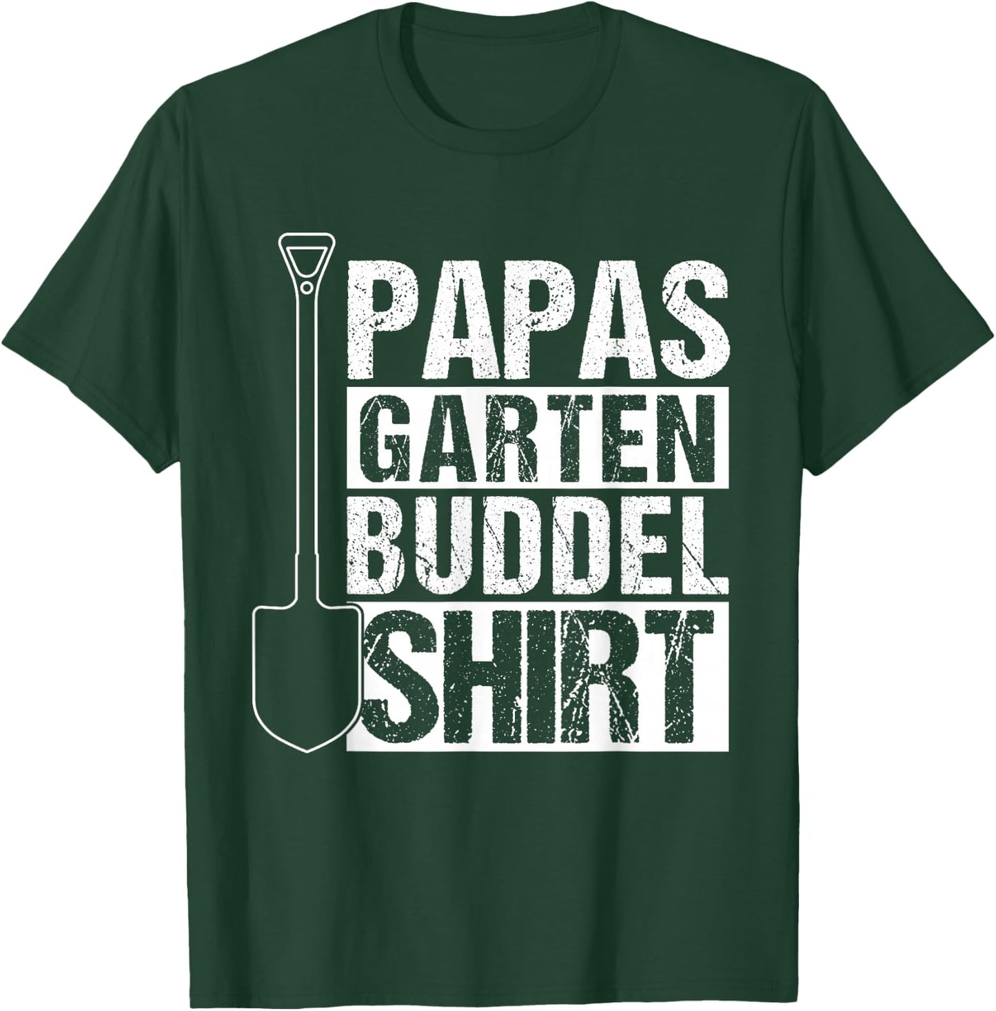 Papas Garden Buddelshirt Gardener Father's Day Gift , black T-Shirt - T-Shirt | Forest