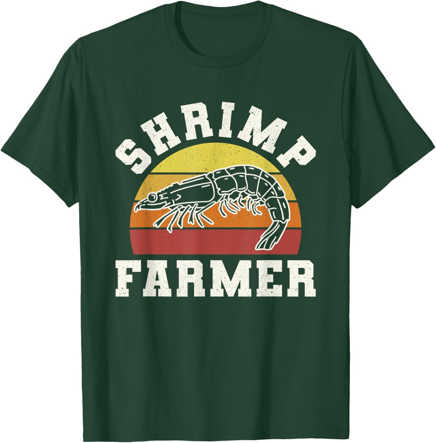 Shrimp Farmer Shrimp Seafood Shellfish T-Shirt - T-Shirt | Forest
