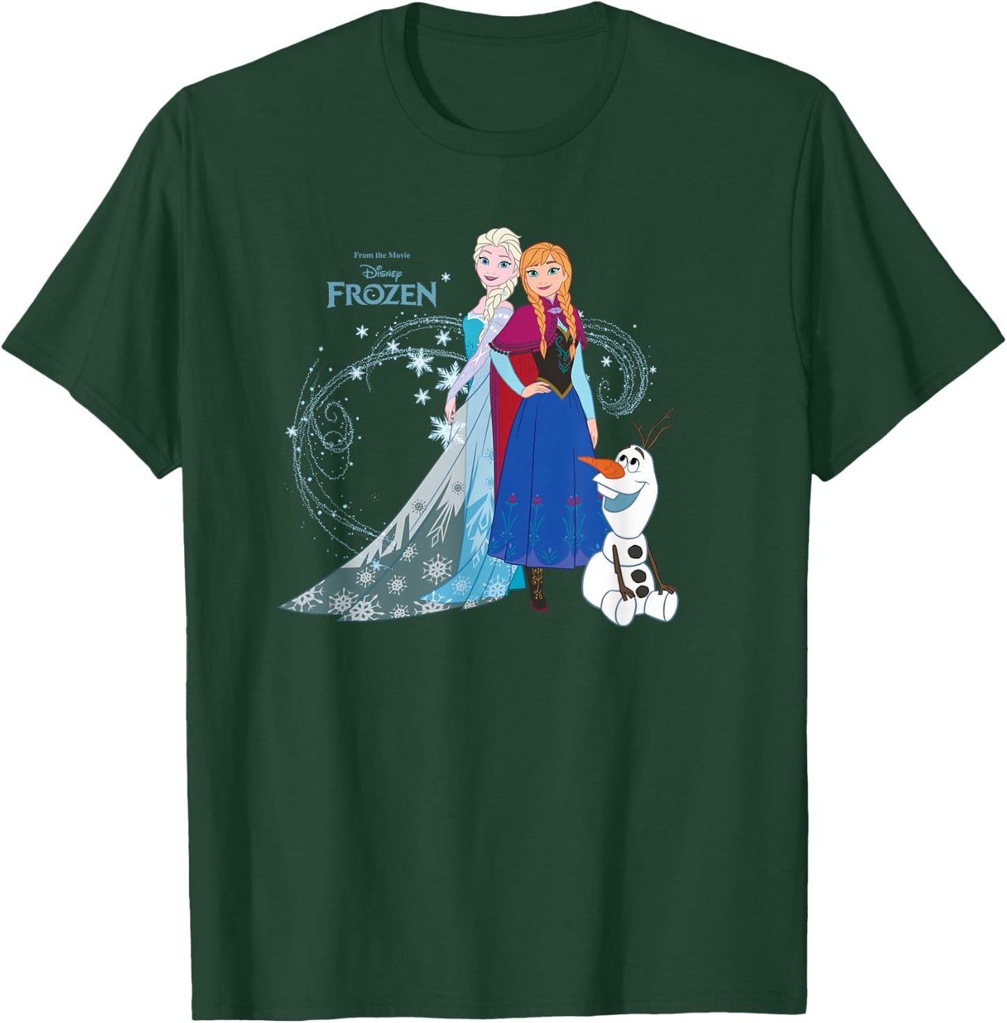 Disney Frozen Sisters , black T-Shirt - T-Shirt | Forest
