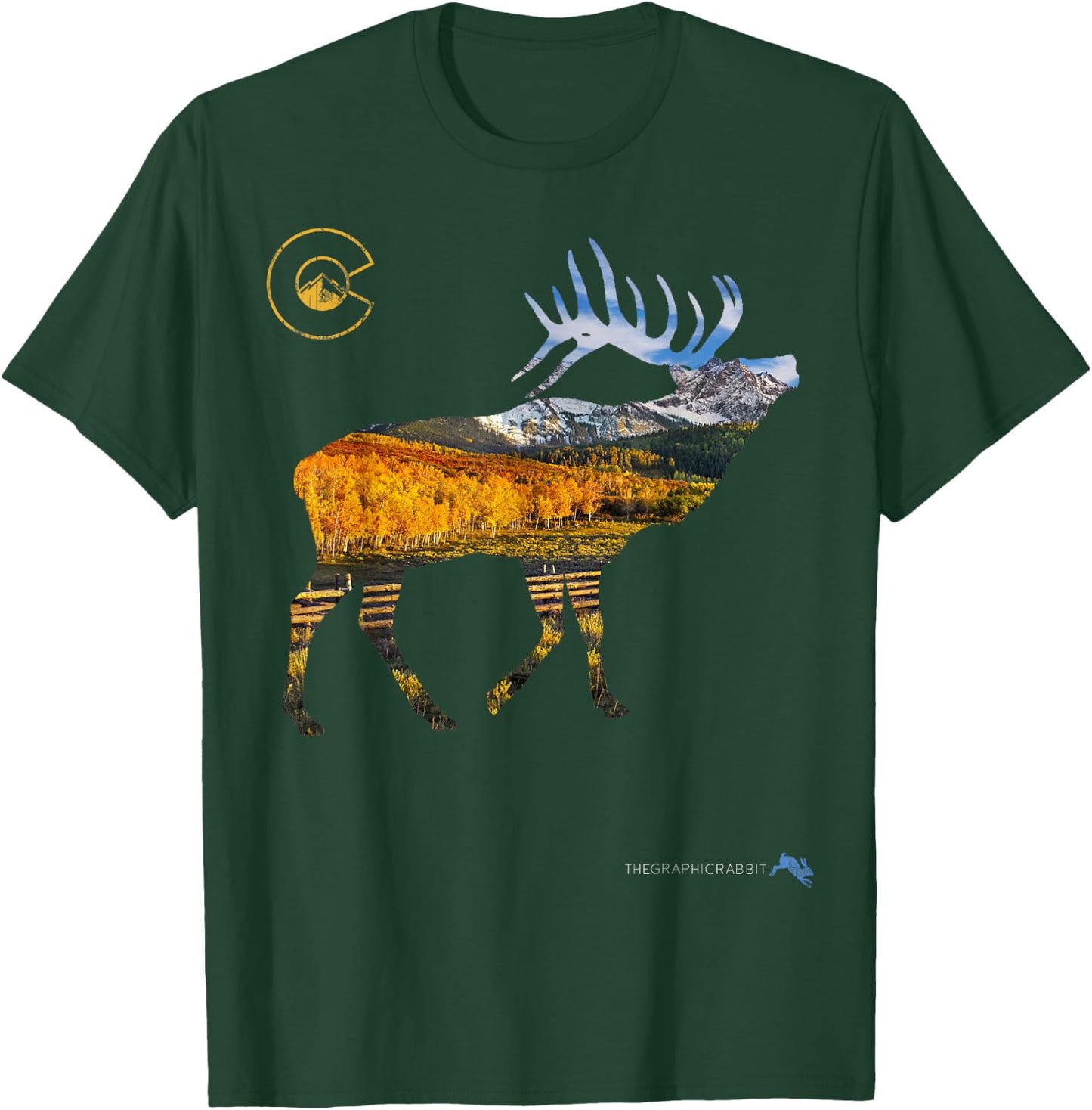 Colorado Elk Hunting T-Shirt - T-Shirt | Forest