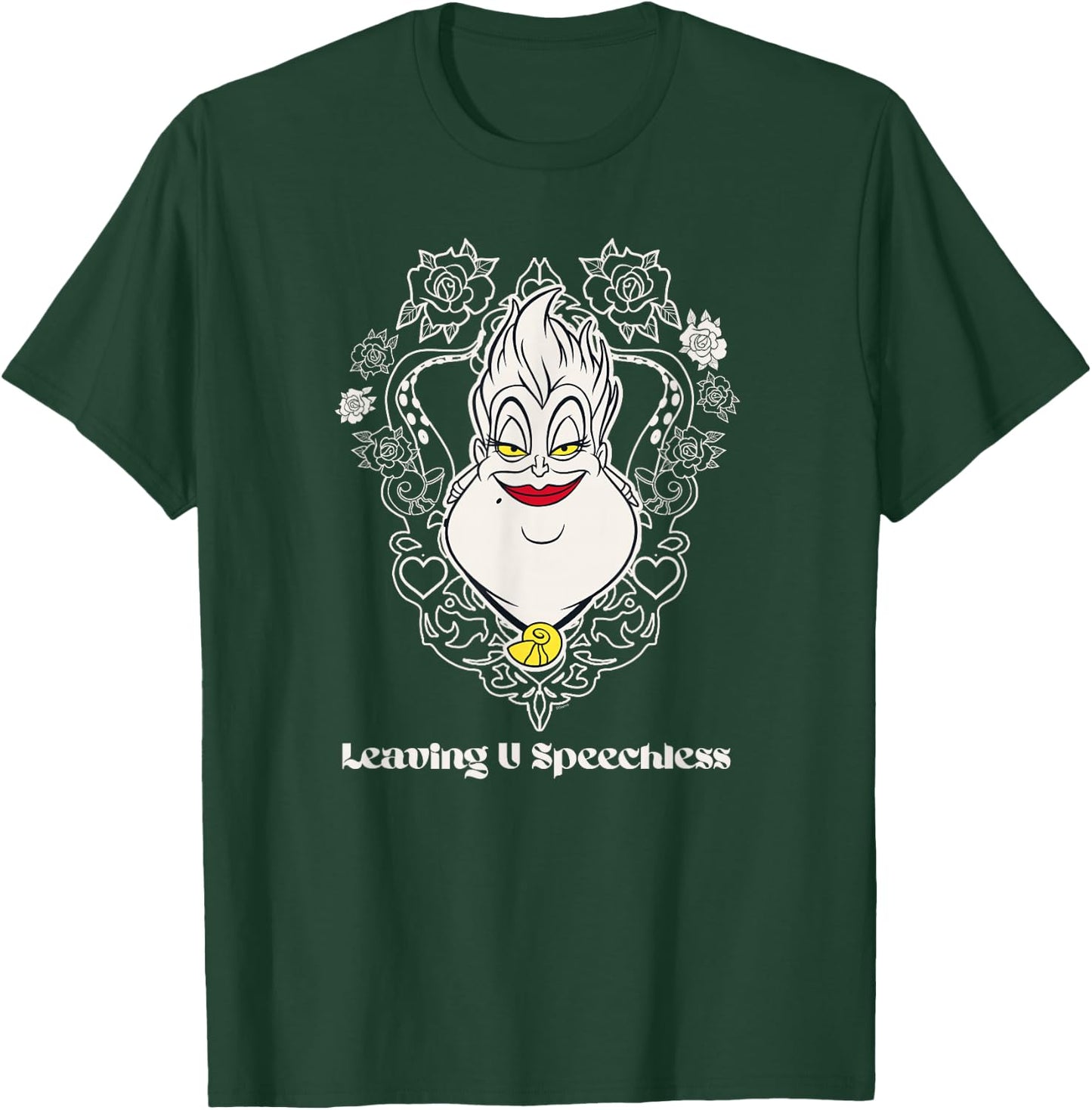 Disney Villains Ursula Little Mermaid Leaving U Speechless T-Shirt - T-Shirt | Forest