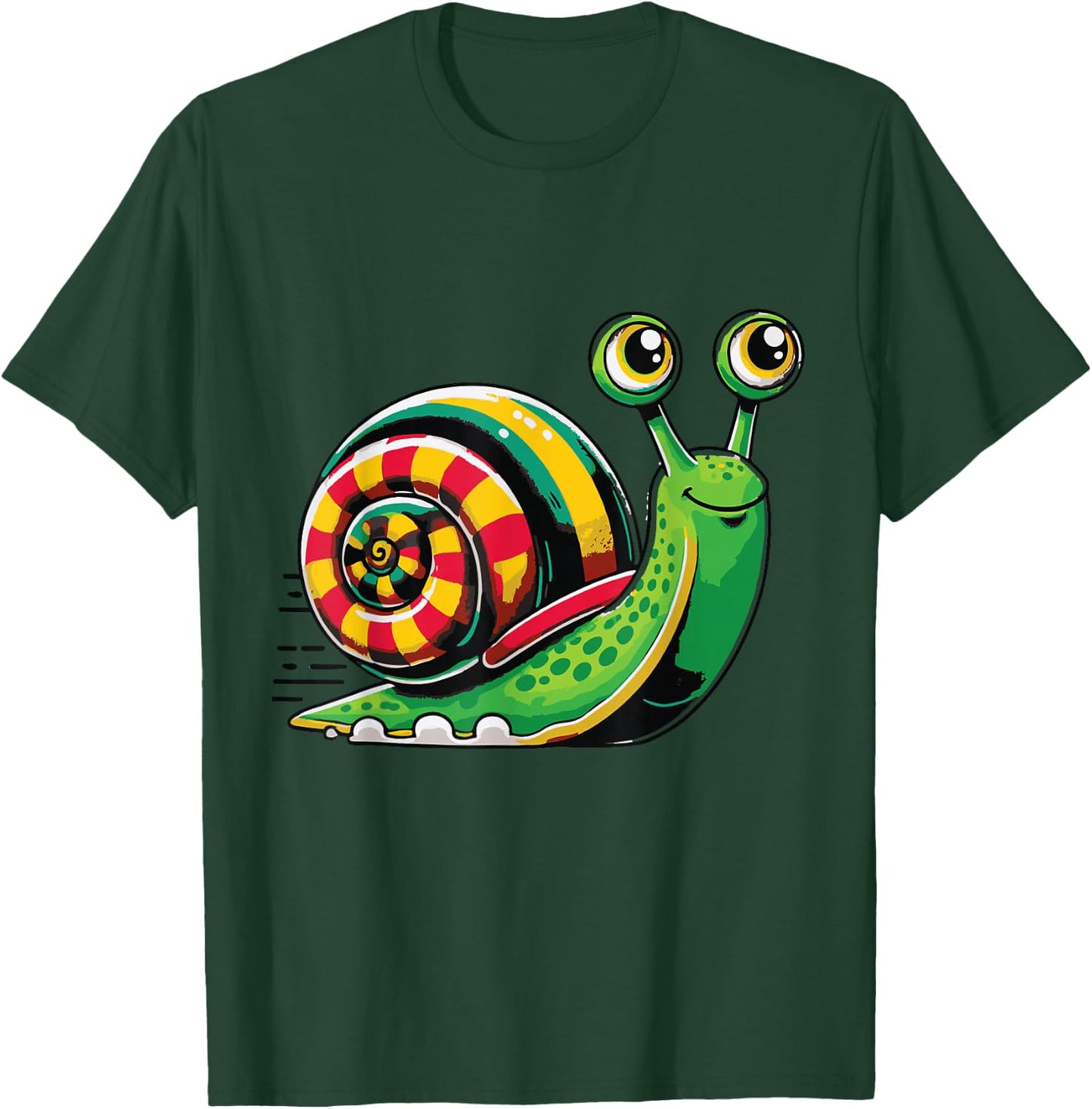 Funny Snail Shirts Turbo Snail Boost Racing Team T-Shirt - T-Shirt | Forest