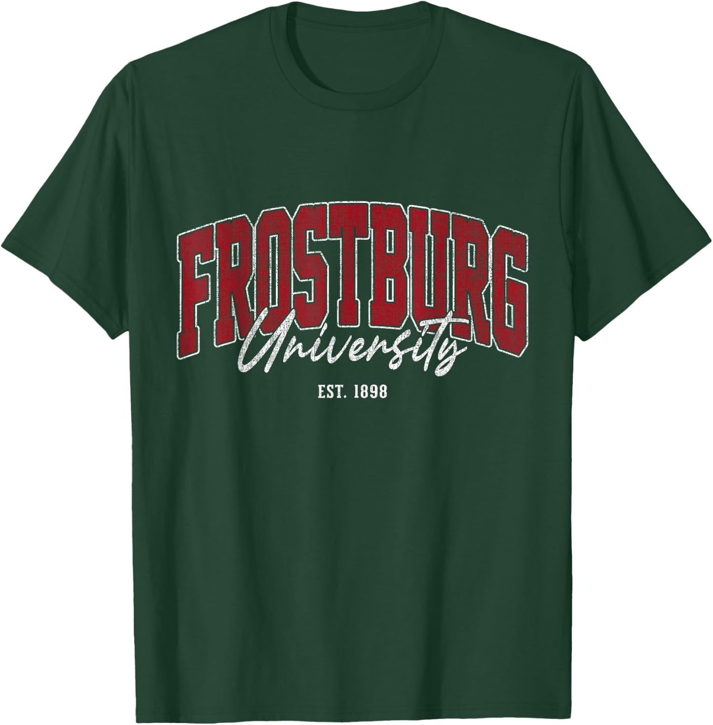 Frostburg Tech – Vintage University Arch & Women T-Shirt - T-Shirt | Forest