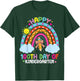 100th Day Of Kindergarten Funny 100 Days Of School Teacher T-Shirt - T-Shirt | Forest