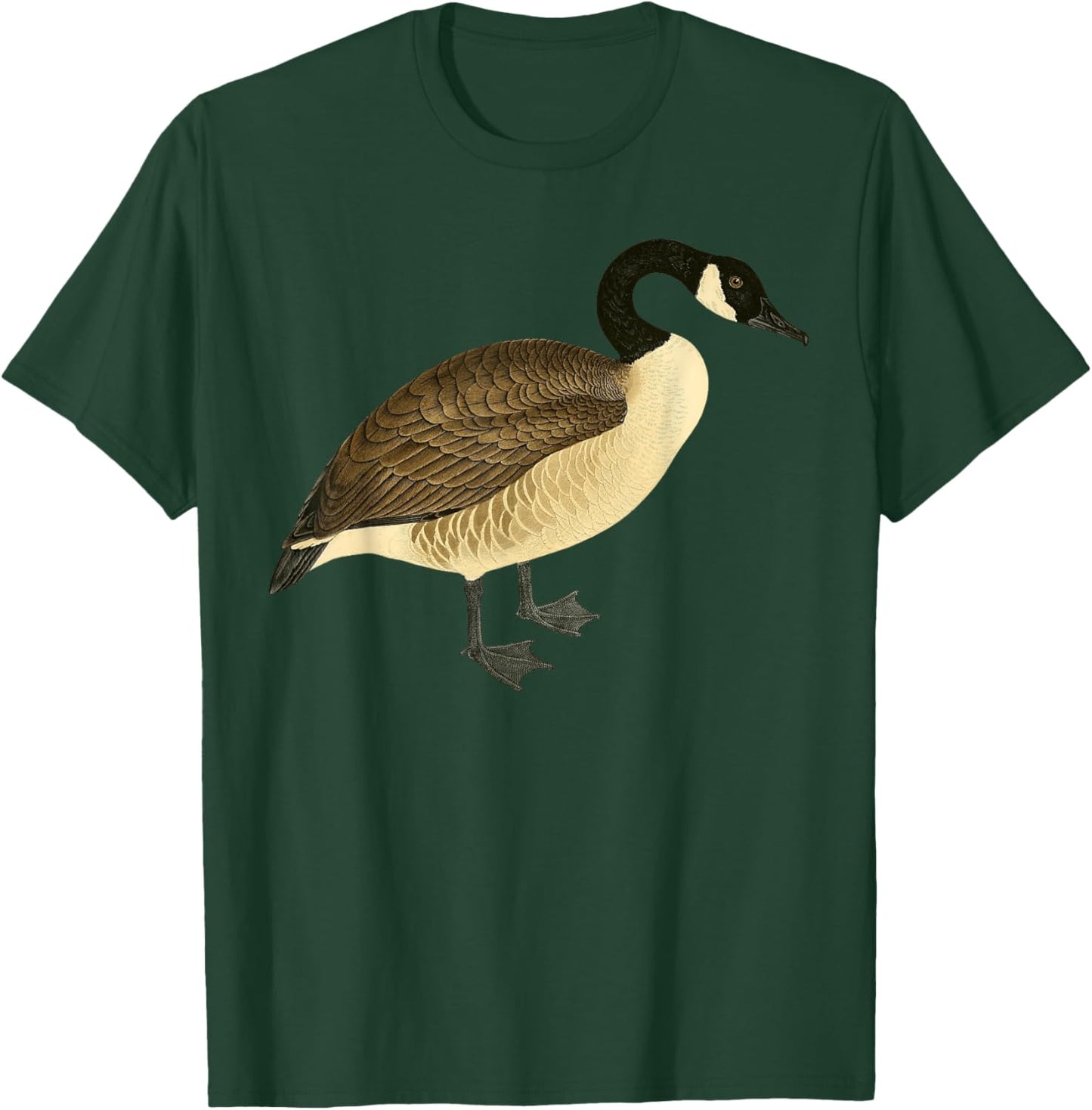 Goose Bird Cute Vintage Graphic Canadian Goose T-Shirt - T-Shirt | Forest
