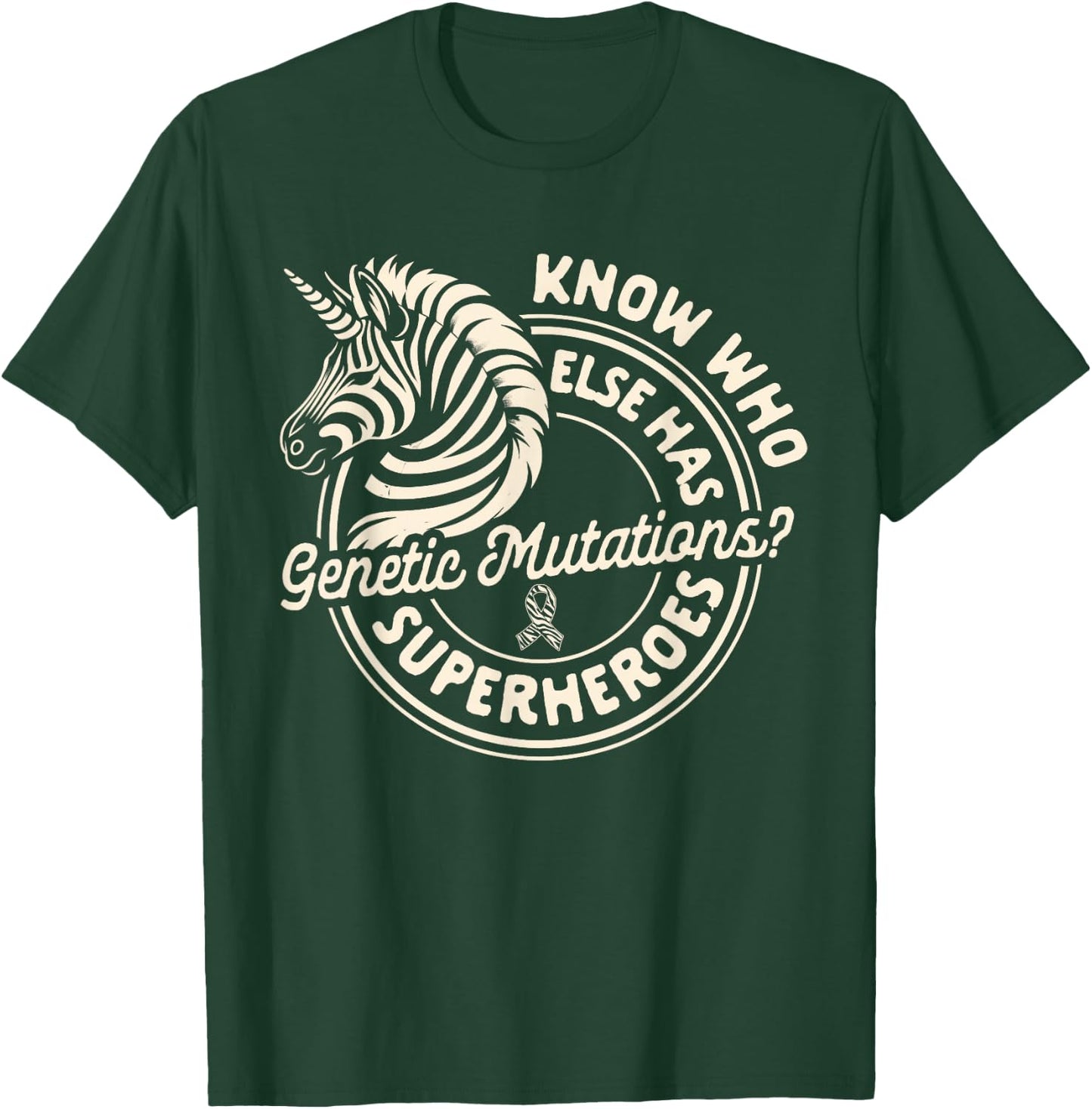 Rare Diseases Know Who Has Genetic Mutations Superheroes T-Shirt - T-Shirt | Forest
