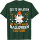 Due To Inflation This Is My Halloween Costume Funny Pumpkins T-Shirt - T-Shirt | Forest