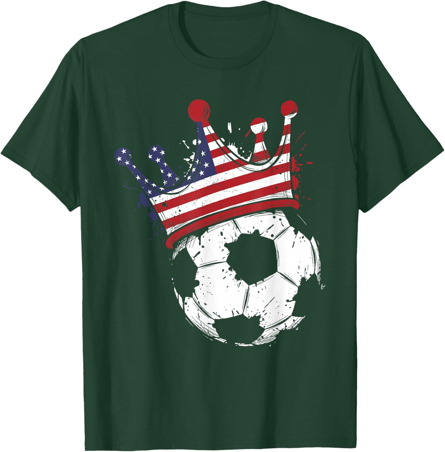American Flag Novelty USA T-Shirt - T-Shirt | Forest