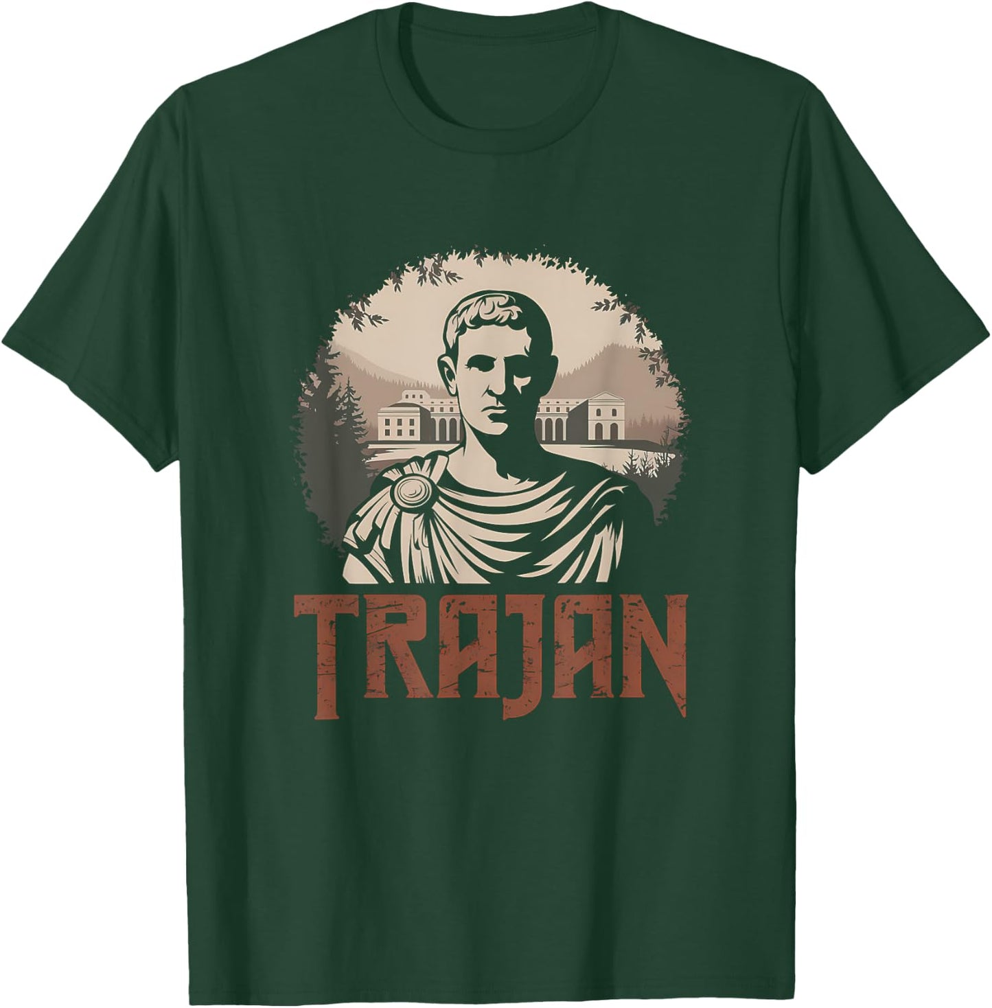 Trajan Ancient Roman Emperor T-Shirt - T-Shirt | Forest