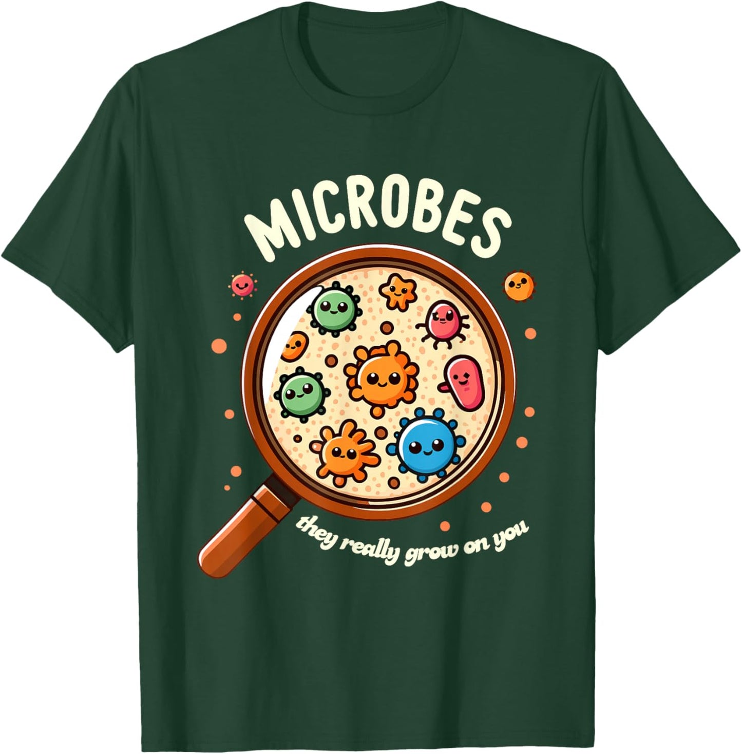 Biologist Microbiologist Microbiology Lab Staph Biology T-Shirt - T-Shirt | Forest