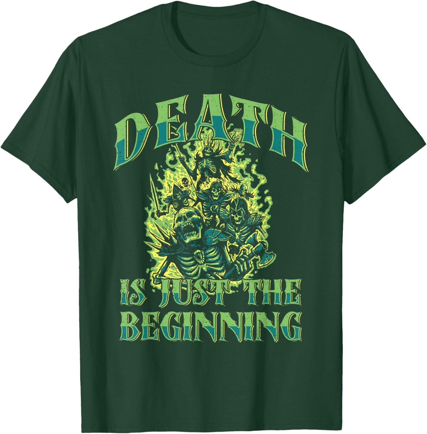 Necromancy Death Is Just The Beginning Necromancer T-Shirt - T-Shirt | Forest