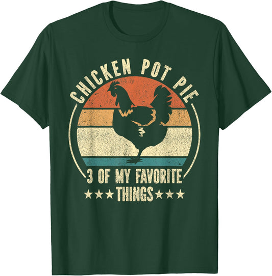 Vintage Chicken Pot Pie T-Shirt - T-Shirt | Forest