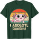 I Axolotl Questions Shirt Cute Retro Toddler Boy Girl Kids T-Shirt - T-Shirt | Forest