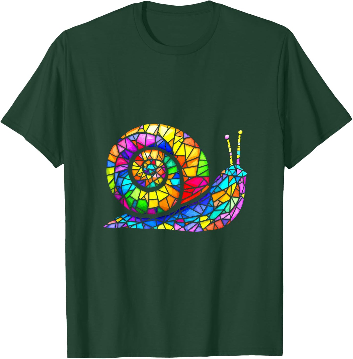 Mosaic Snail T-Shirt - T-Shirt | Forest