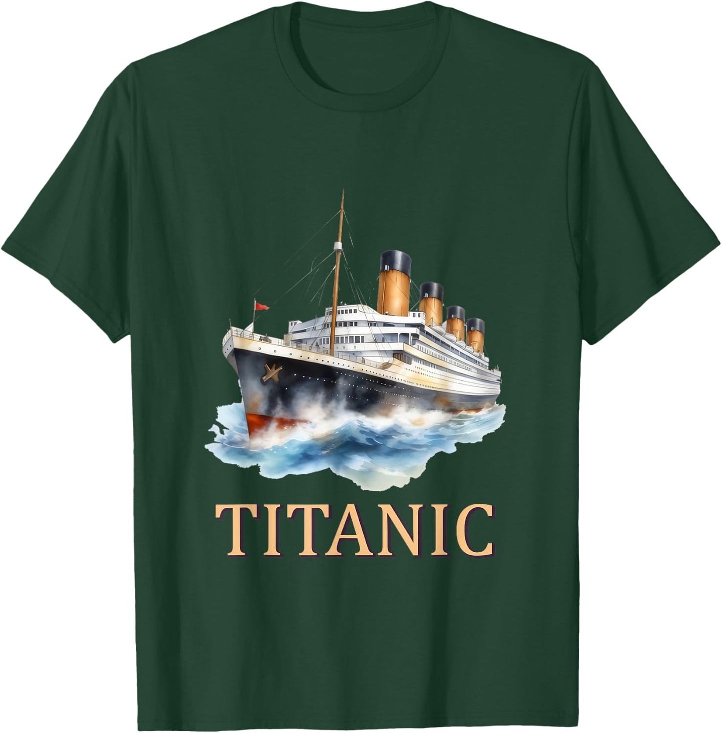 Titanic Vintage Design Titanic Expert Titanic Boys Girls , black, S T-Shirt - T-Shirt | Forest