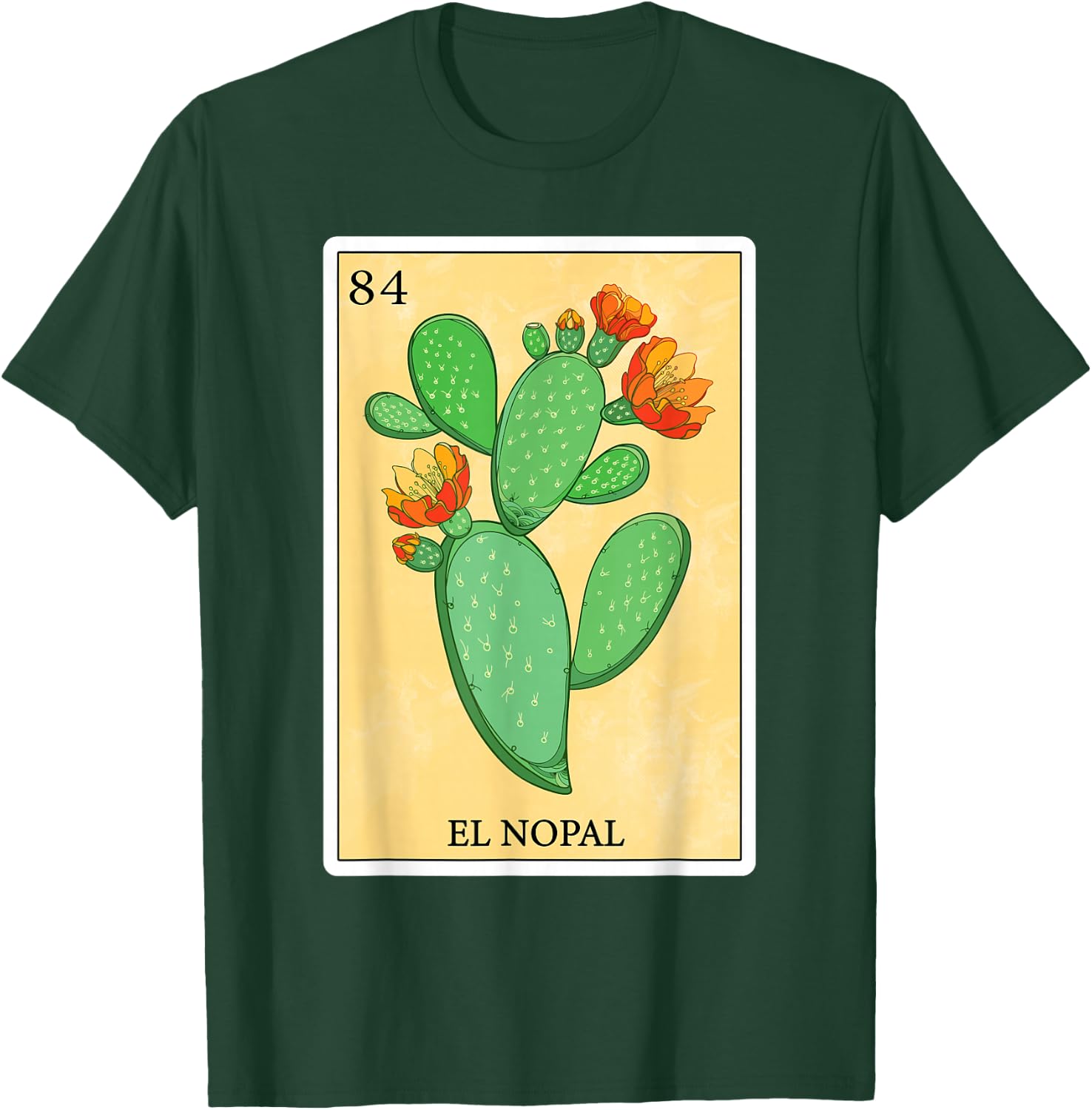 Funny Spanish-Mexican Bingo Gifts - El Nopal T-Shirt - T-Shirt | Forest