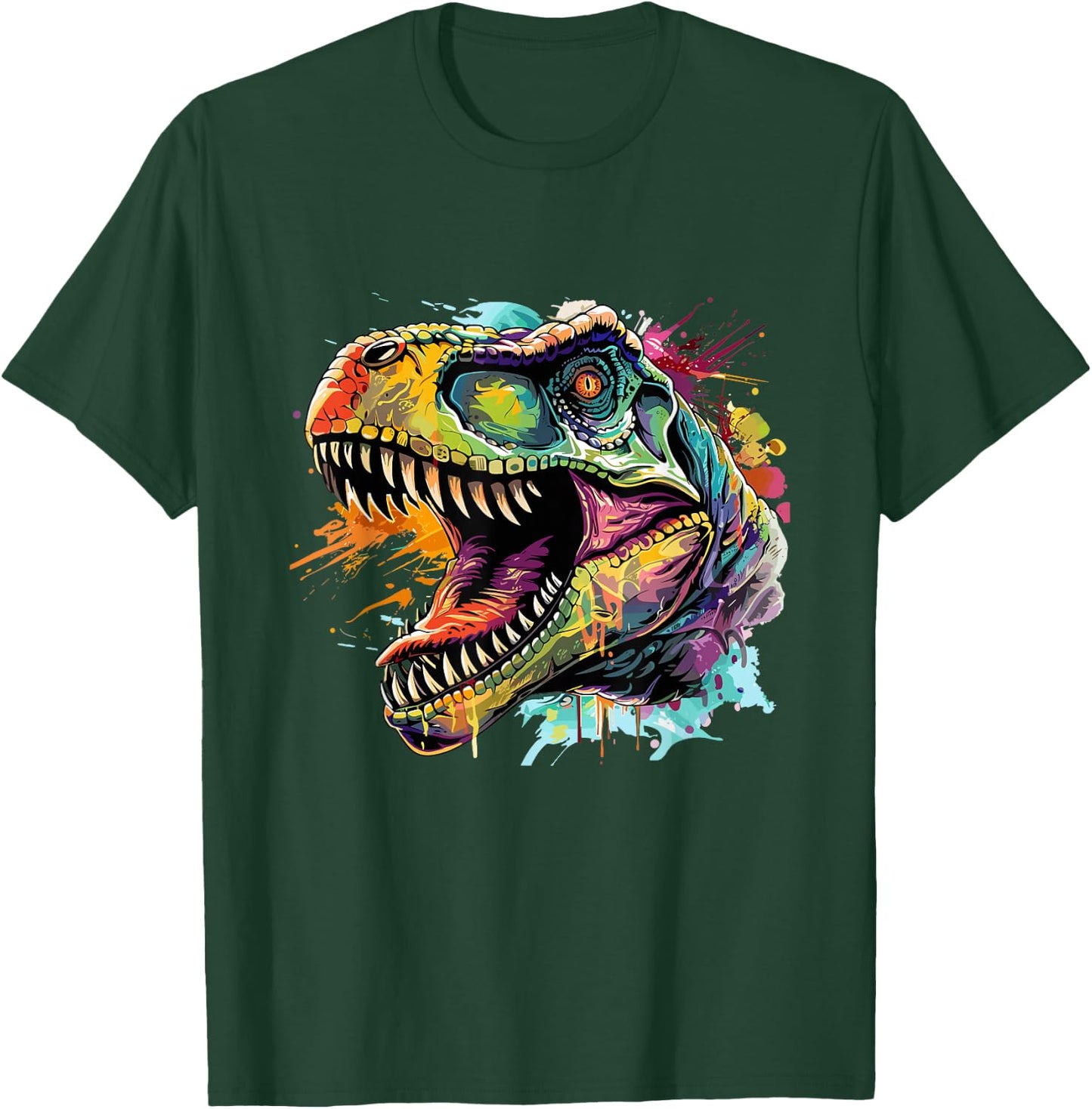 T Rex Pop Art, Dinosaurier T-Shirt - T-Shirt | Forest