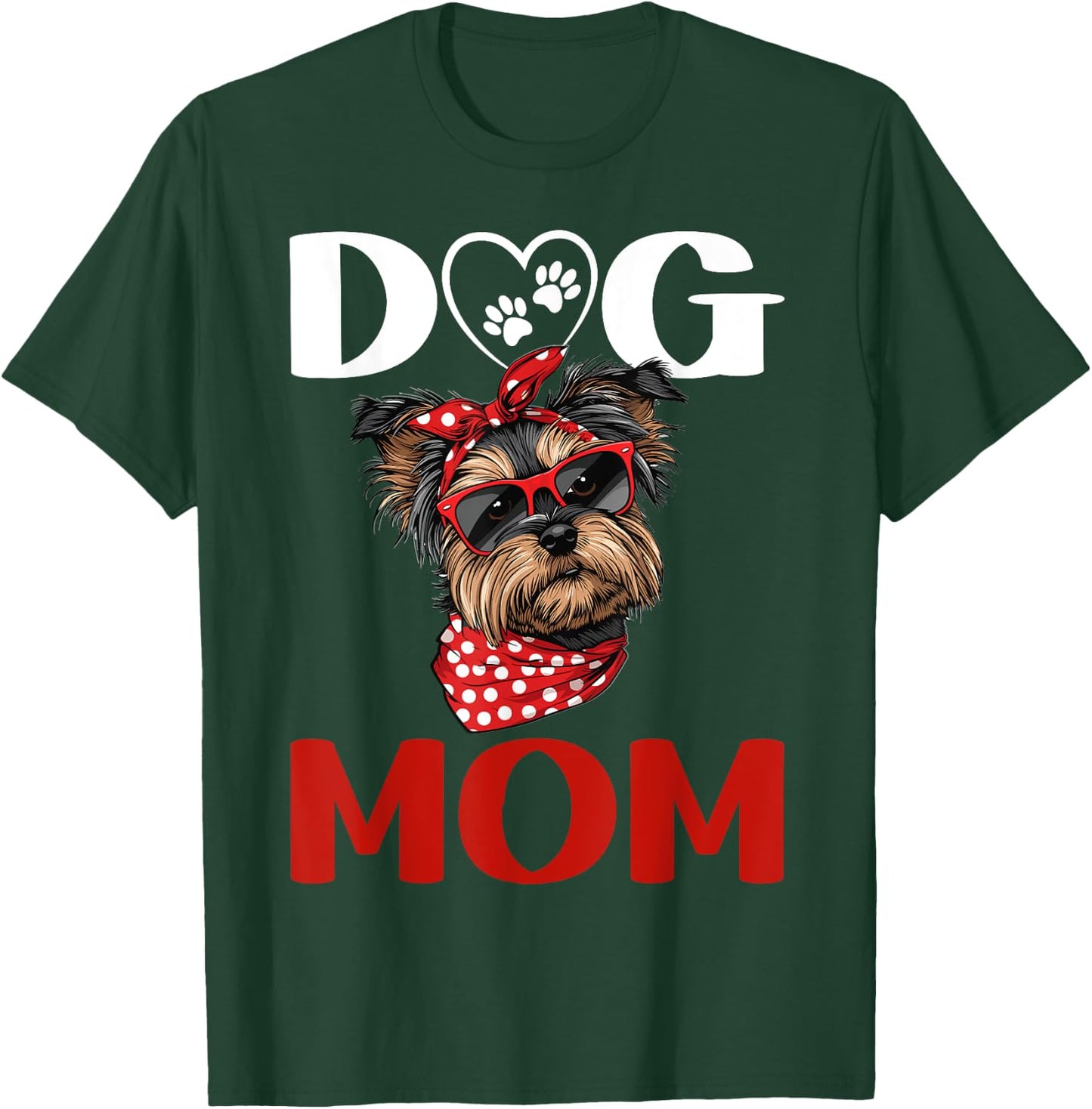 Yorkie Yorkshire Terrier Dog Dog Mom T-Shirt - T-Shirt | Forest