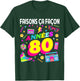 Party 80s Birthday Party 80s Retro Style , Black, S T-Shirt - T-Shirt | Forest
