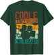 Cool Boys Playing Drums Retro Drummer Children's , black T-Shirt - T-Shirt | Forest