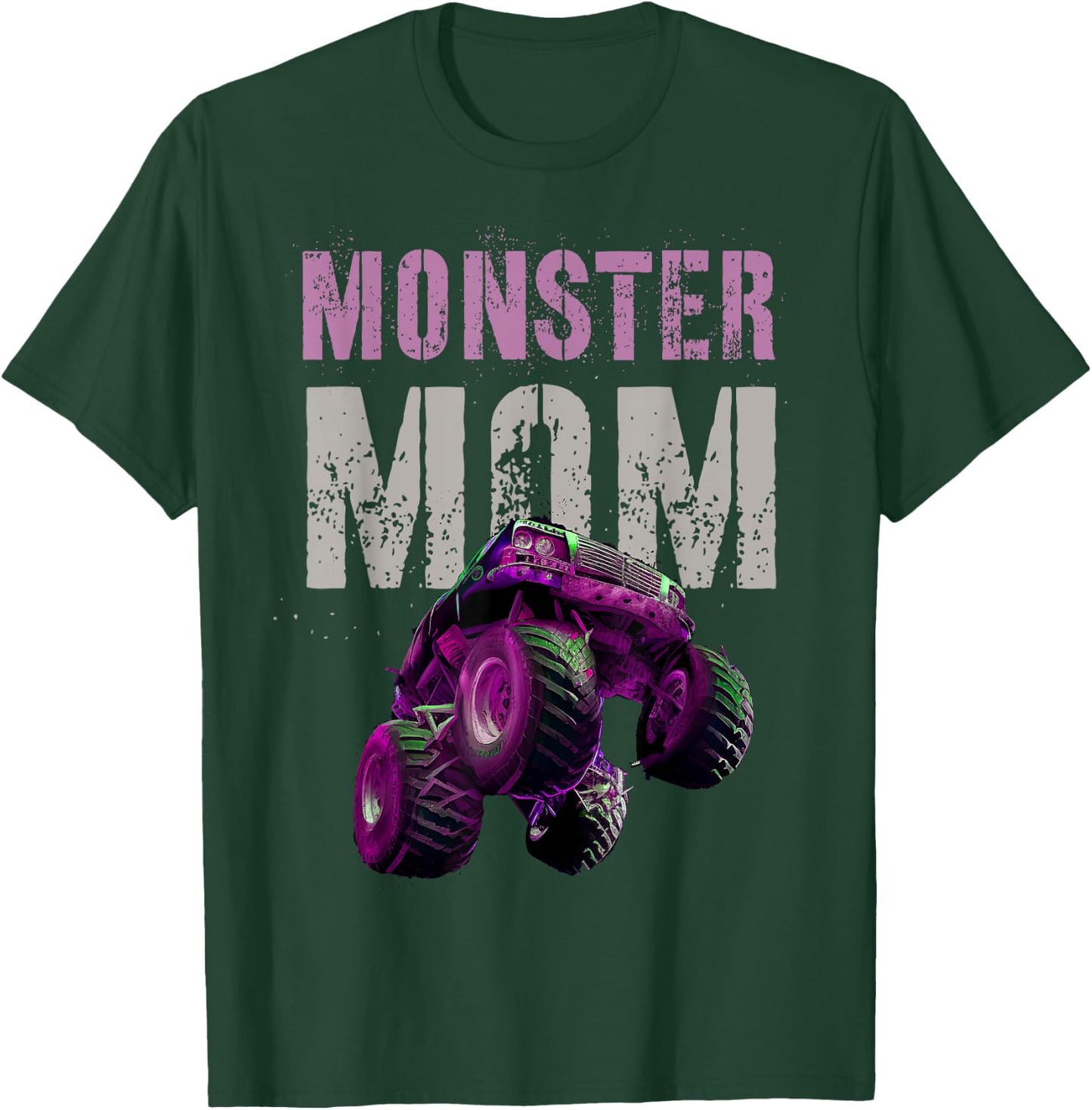 Matching MONSTER MOM Funny Family Boy Kids Dad Mama Birthday T-Shirt - T-Shirt | Forest