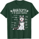 Funny Anatomy Alaskan Malamute Dog Lover Women Girls Kids T-Shirt - T-Shirt | Forest