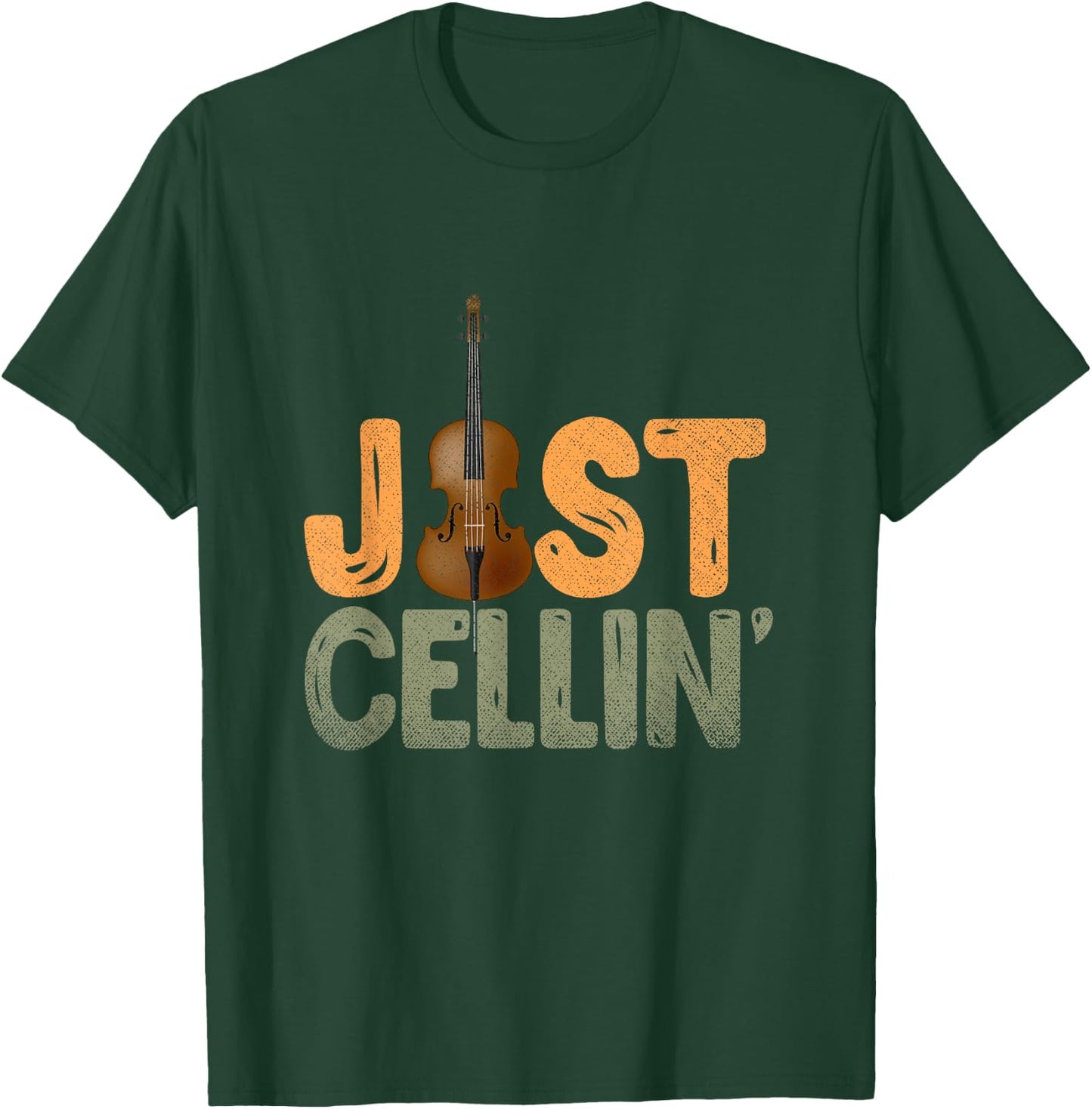 Just Cellin Cello T-Shirt - T-Shirt | Forest
