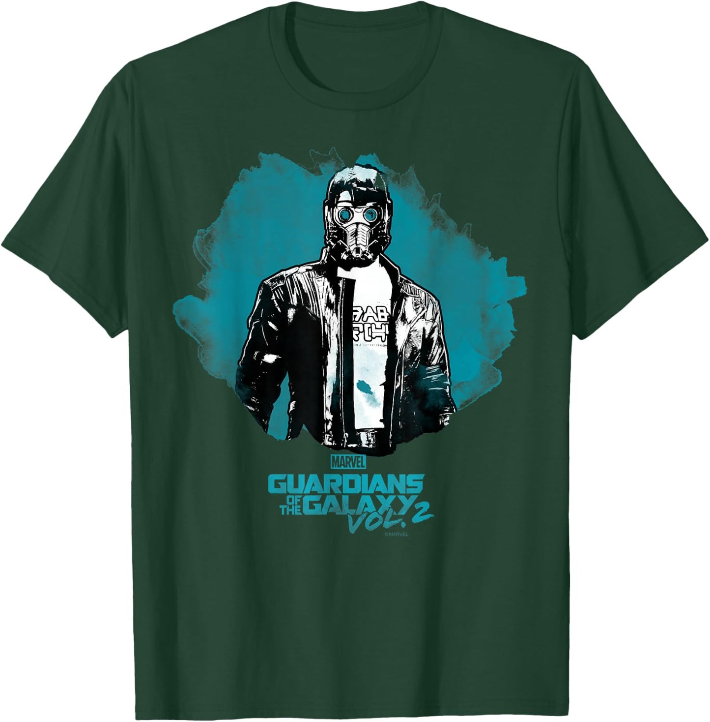 Marvel Guardians Of The Galaxy Vol. 2 Star-Lord Painted T-Shirt - T-Shirt | Forest