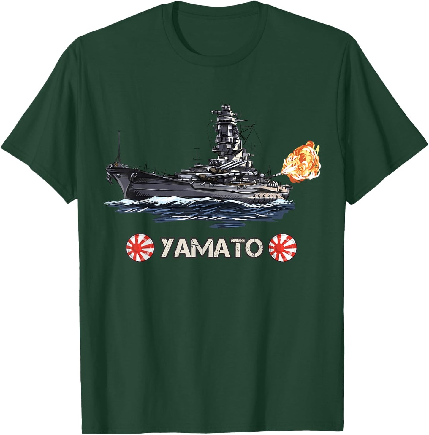 Japanisches Schlachtschiff Yamato aus dem 2. T-Shirt - T-Shirt | Forest