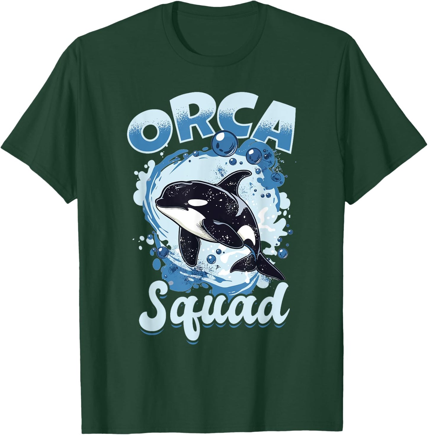 Funny Orca Animal Orca Squad T-Shirt - T-Shirt | Forest