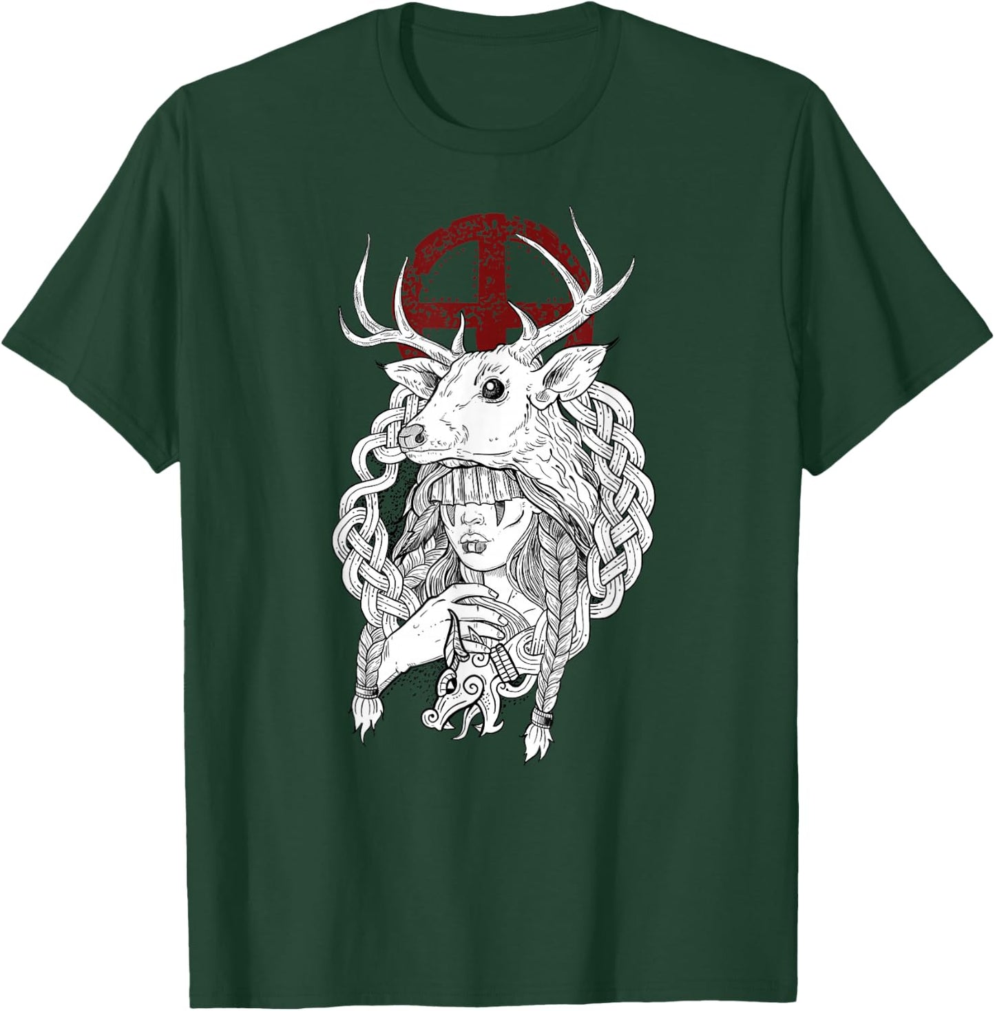 Heilung Schamanenhemd für Wikinger T-Shirt - T-Shirt | Forest