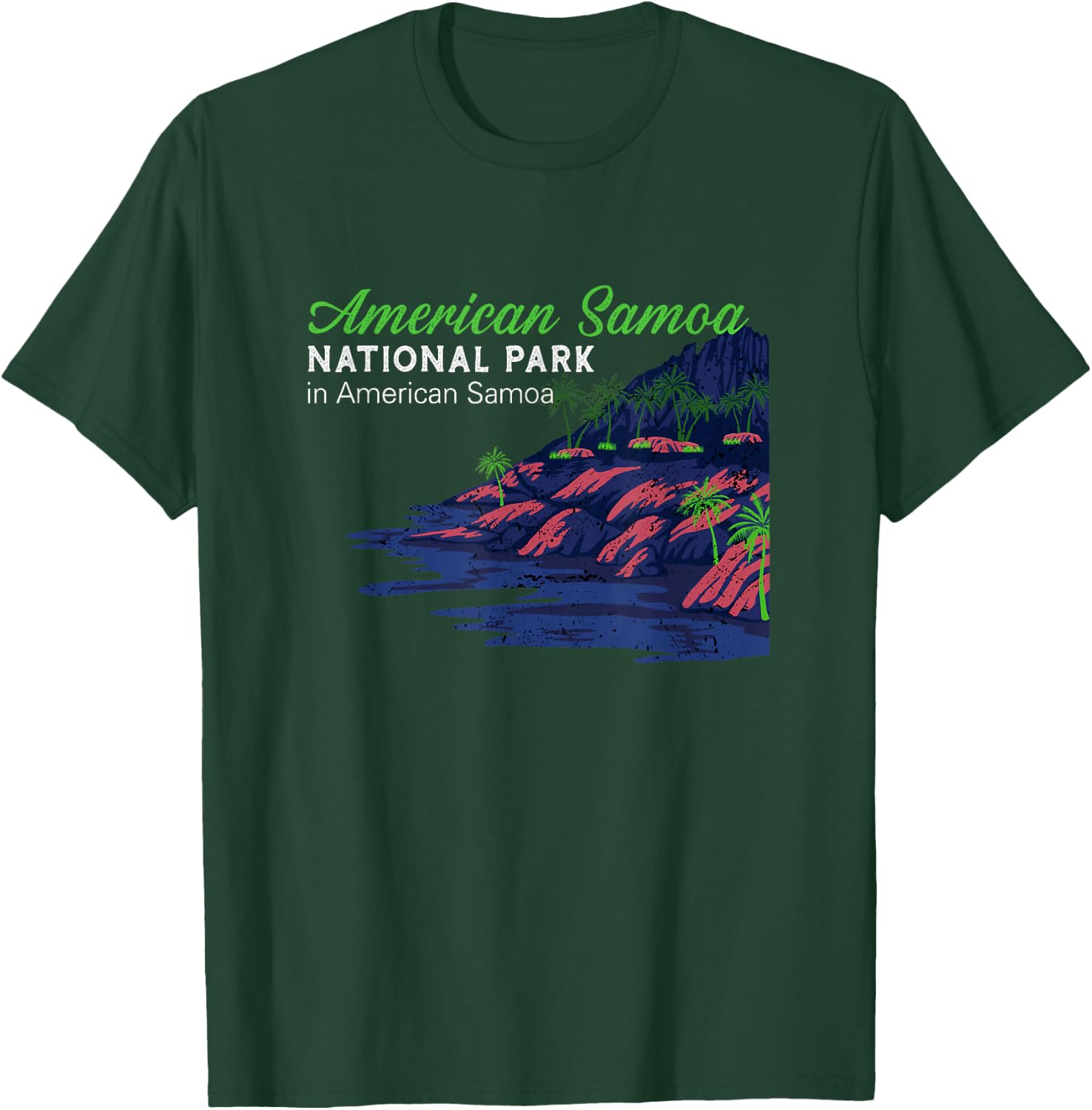 American Samoa National Park T-Shirt - T-Shirt | Forest