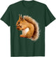 Squirrel , Squirrel Shirt for Children, Squirrel Women's , black, s T-Shirt - T-Shirt | Forest