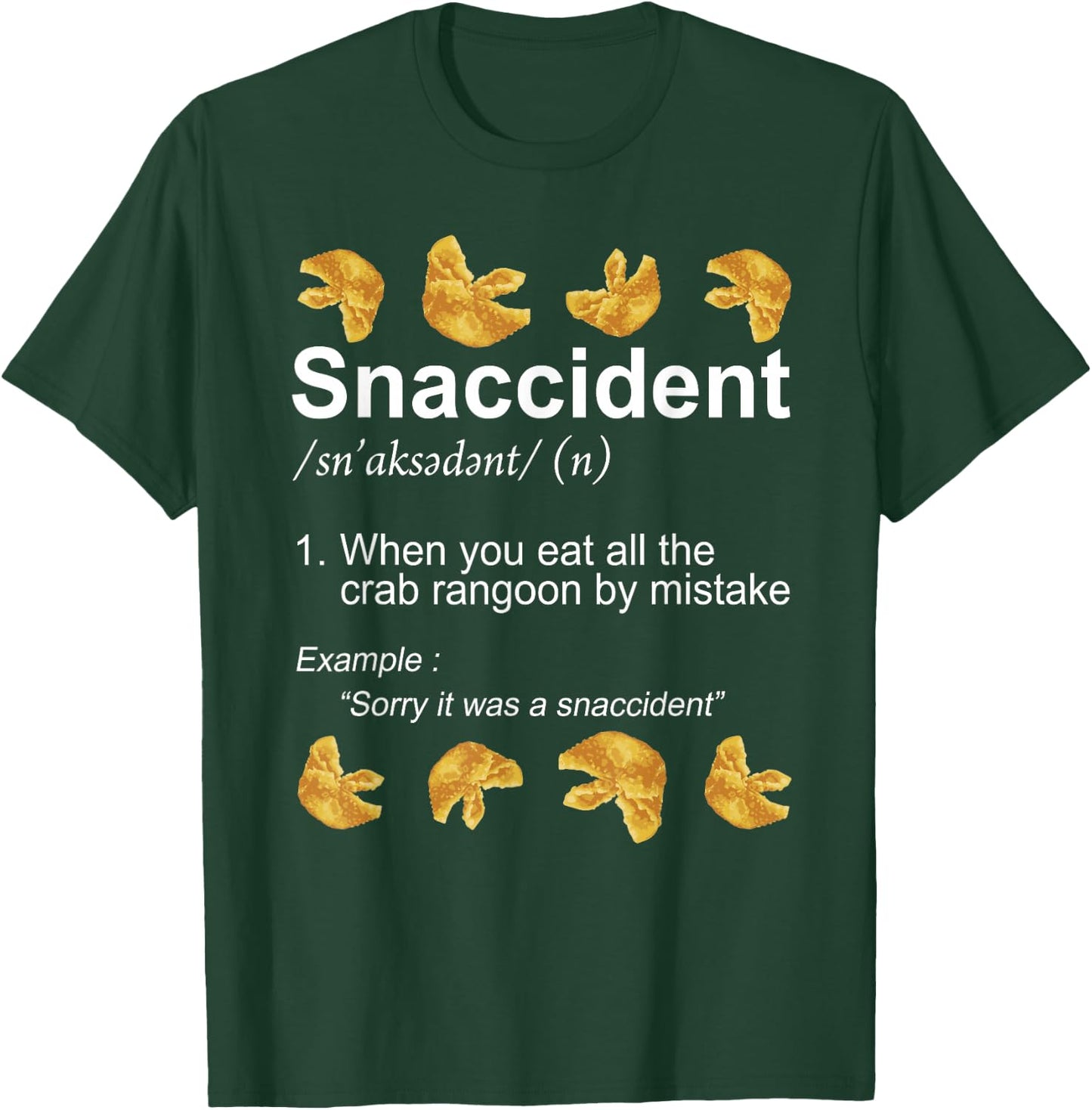Funny Crab Rangoon T-Shirt - T-Shirt | Forest