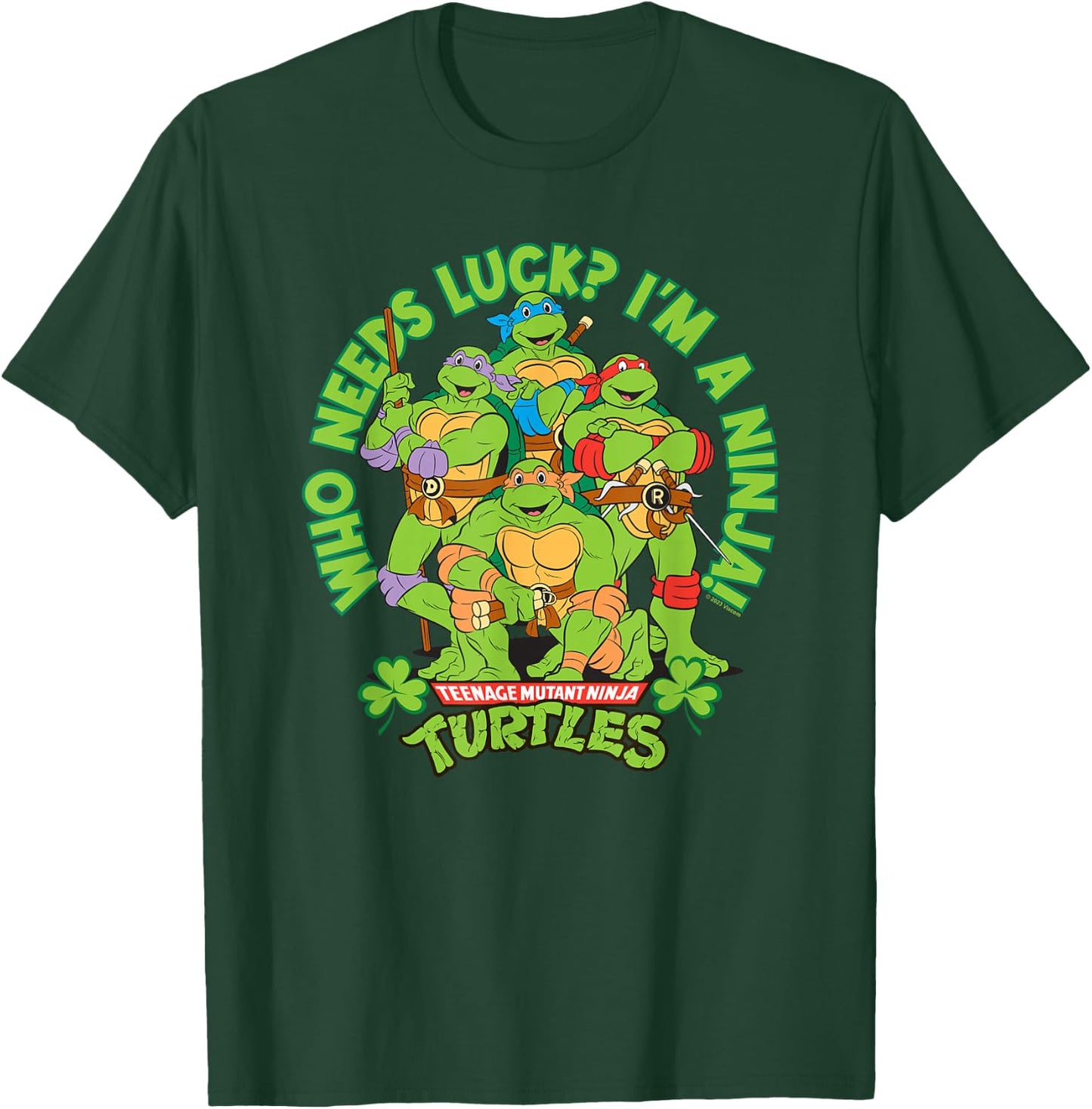 Teenage Mutant Ninja Turtles St. Patrick's Day Luck T-Shirt - T-Shirt | Forest