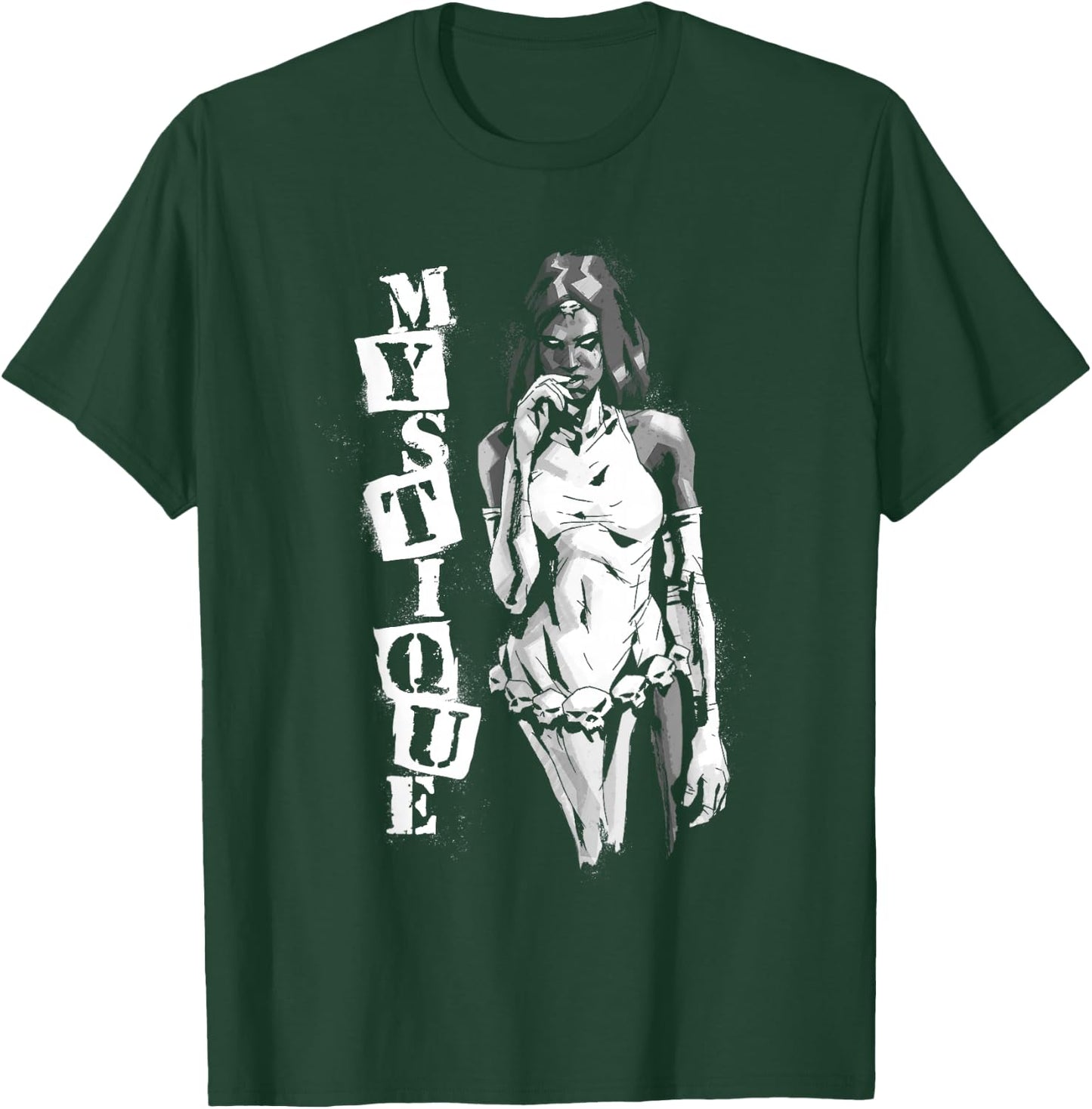 Marvel X-Men Mystique Raven Dark Wood T-Shirt - T-Shirt | Forest
