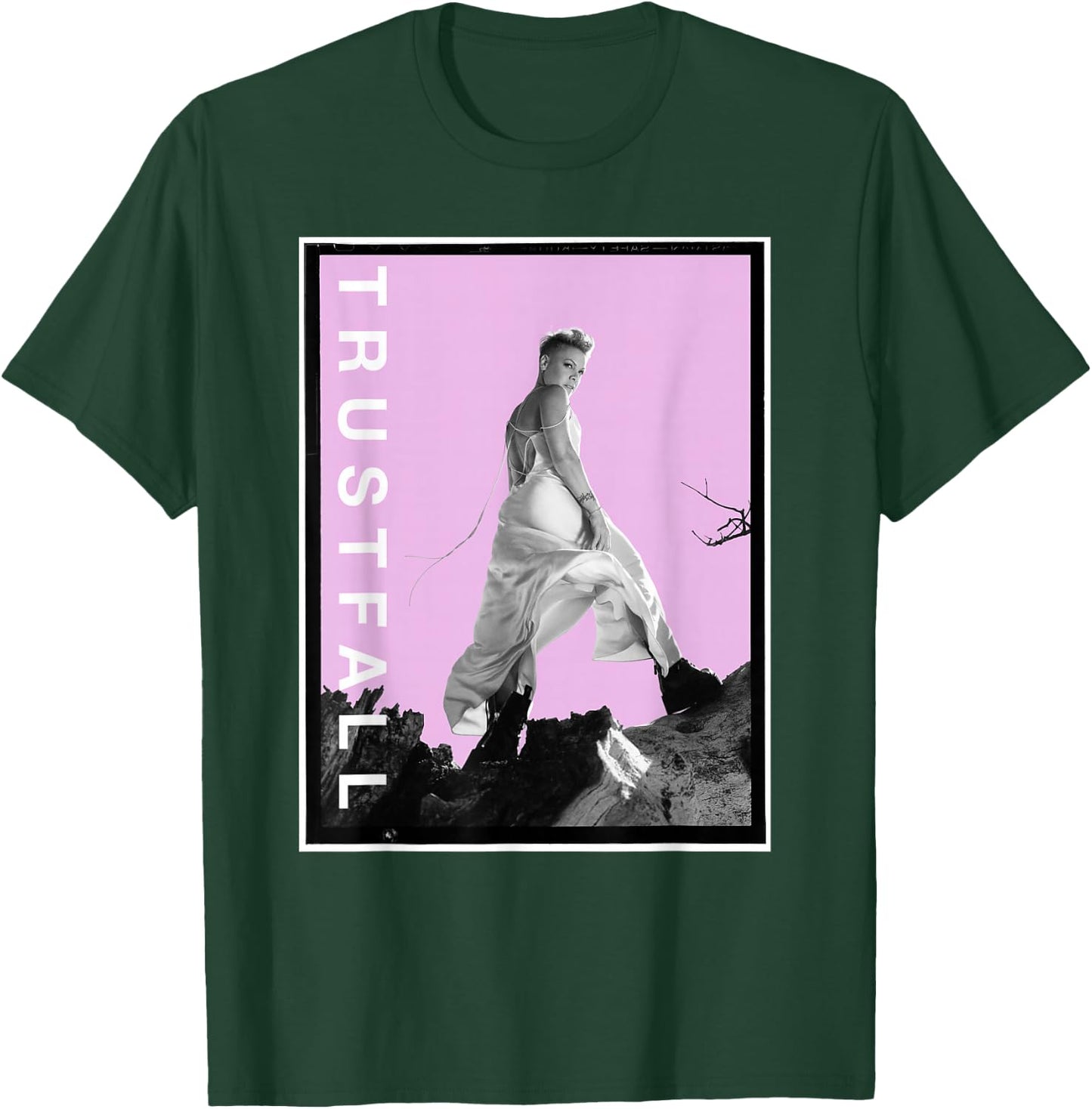P! NK Trustfall , black T-Shirt - T-Shirt | Forest