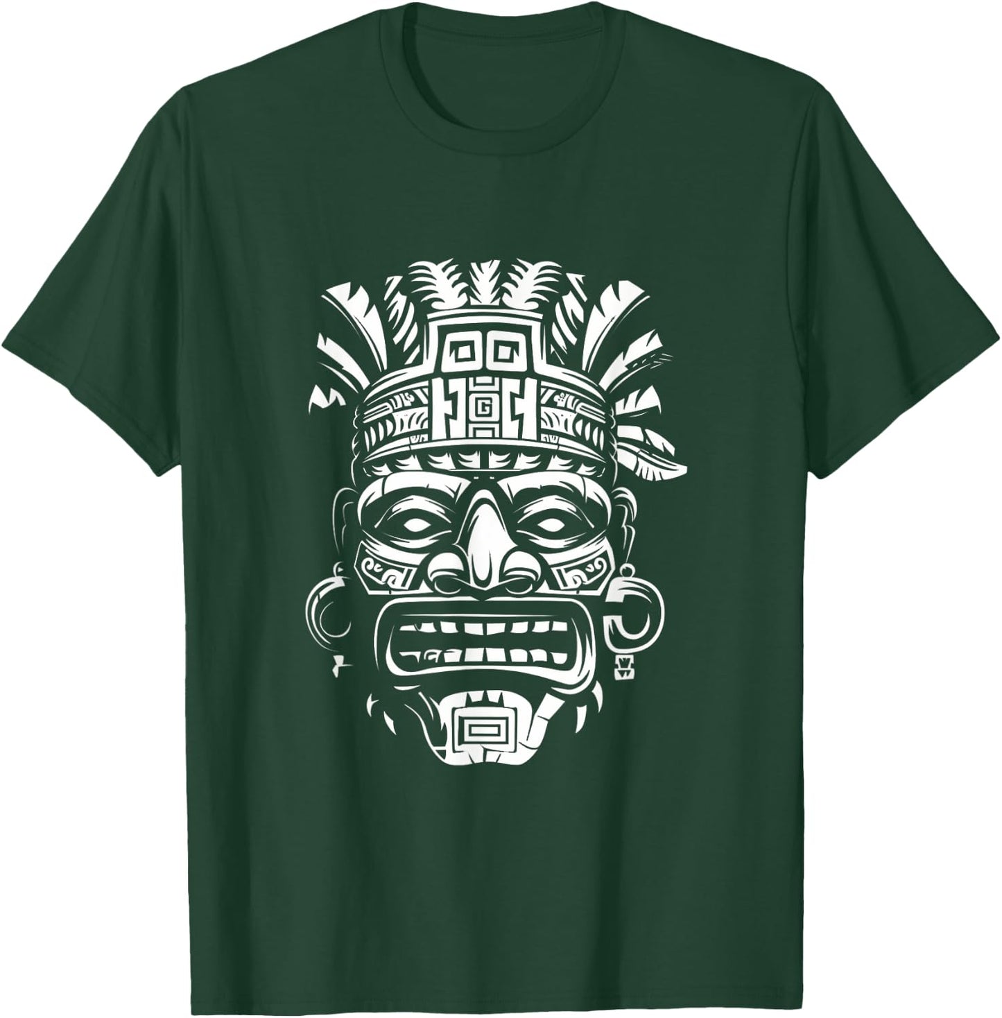 Aztec , Black, S T-Shirt - T-Shirt | Forest
