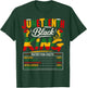 Juneteenth Shirts Men Black King Nutrition Facts African Dad T-Shirt - T-Shirt | Forest
