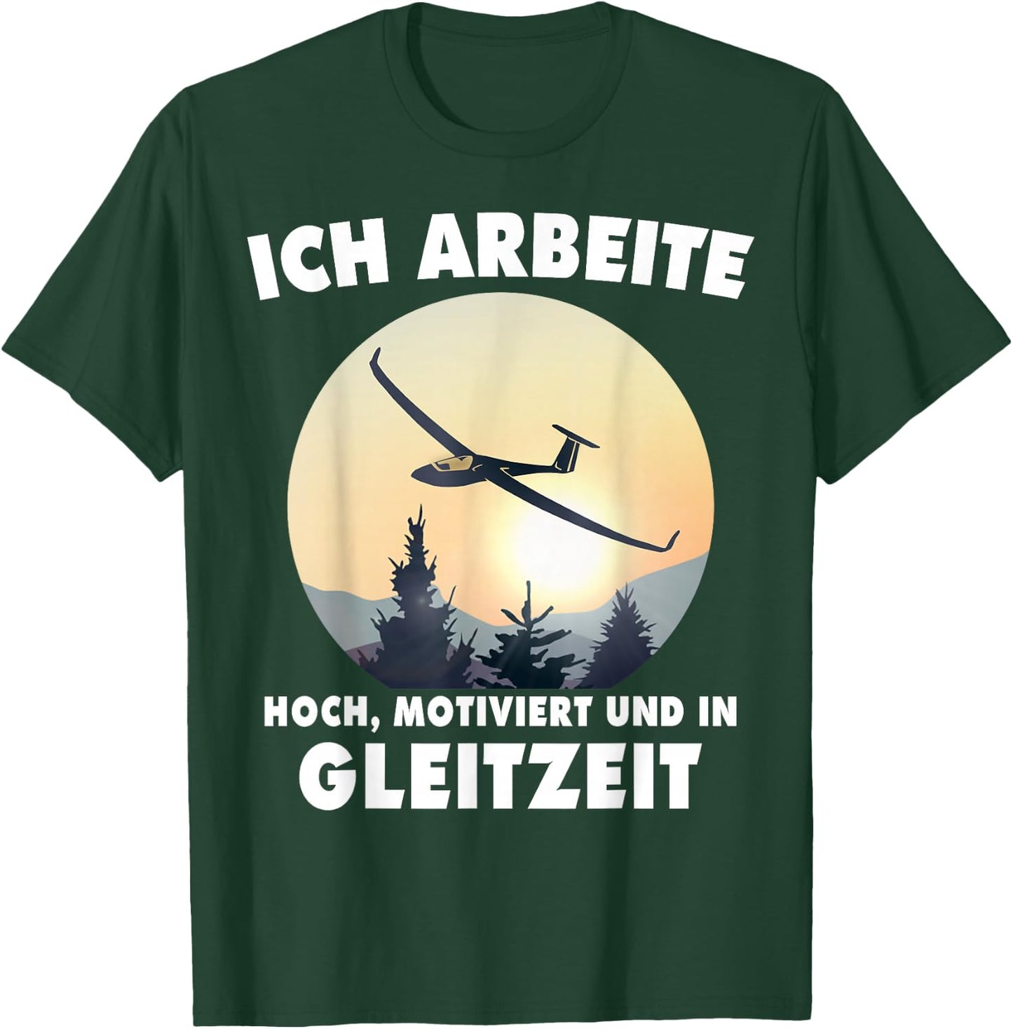 Segelfliegen Fliegen Segelflugschein Segelflug Segelflieger T-Shirt - T-Shirt | Forest