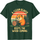 A Clean Beaver Keeps Wood Coming Funny Adult Joke Men T-Shirt - T-Shirt | Forest