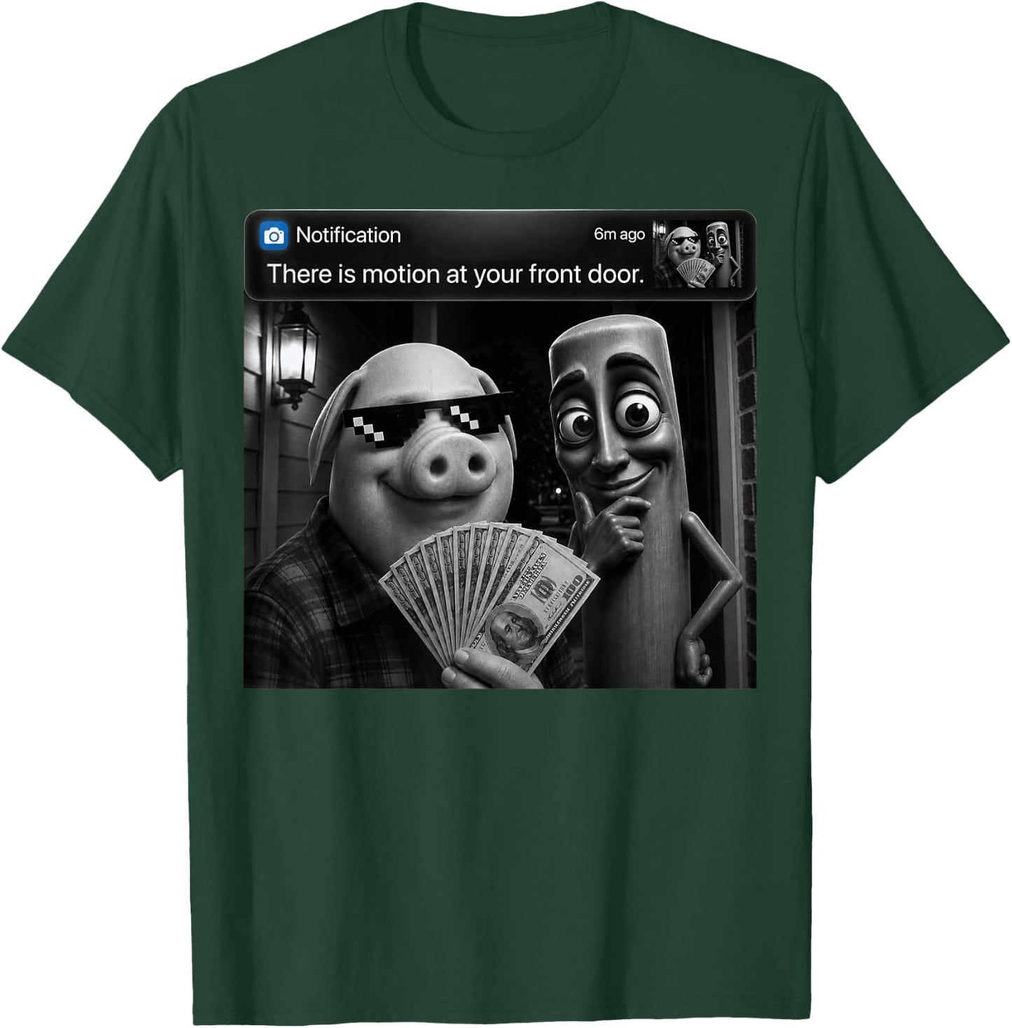 Tung Tung Tung Sahur John Pork Meme Brainrot for Kids T-Shirt - T-Shirt | Forest