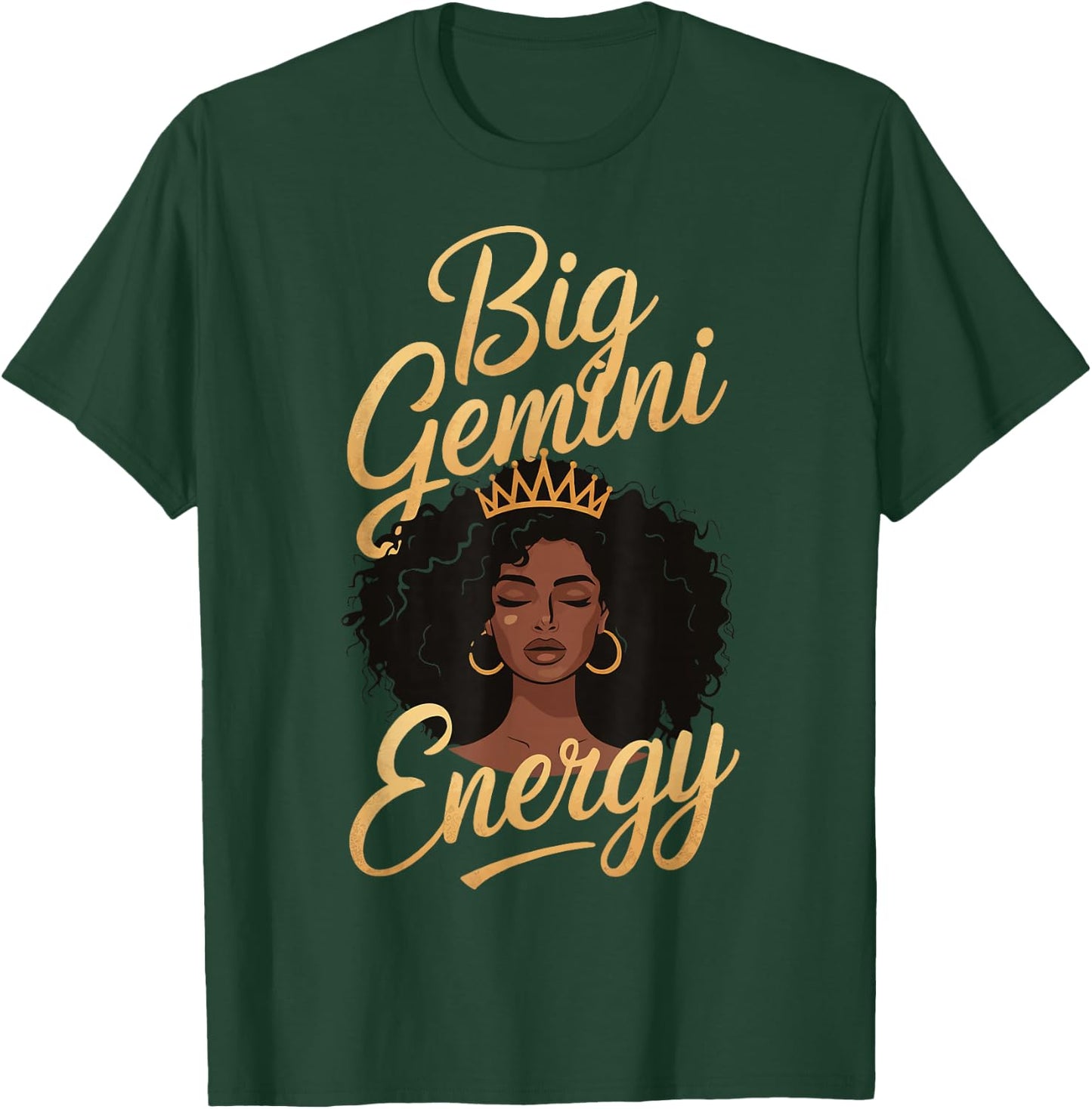 Big Gemini Energy T-Shirt - T-Shirt | Forest