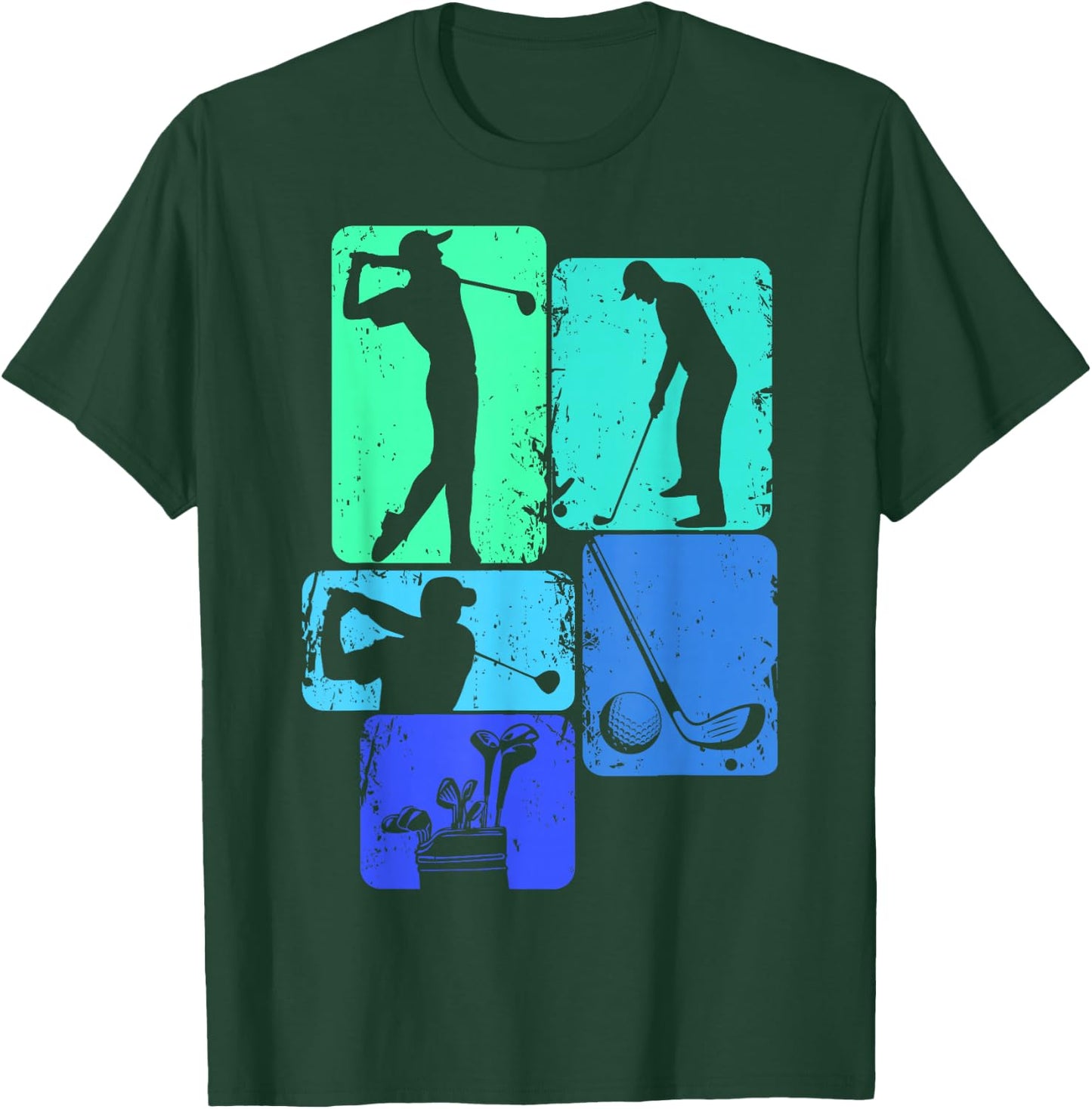 Golf Golfer Golfspieler Kinder Jungen T-Shirt - T-Shirt | Forest