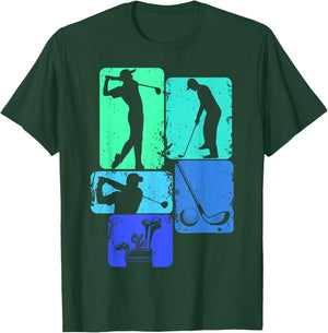 Golf Golfer Golfspieler Kinder Jungen T-Shirt - T-Shirt | Forest
