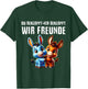 Du Bekloppt Ich Bekloppt Wir Freunde Beste Freundin T-Shirt - T-Shirt | Forest